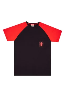 Men's Marvel Spiderman Pocket Character Long Pyjamas -All Ages Fashion 11A scaled