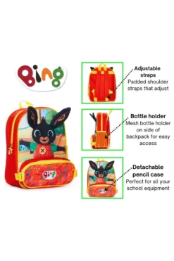 Bing Bunny Backpack And Pencil Case Kids Nursery School Rucksack Lunch Bag -All Ages Fashion 1 bd73fdcf 1e67 4875 a7d1 1fd7546bd2df