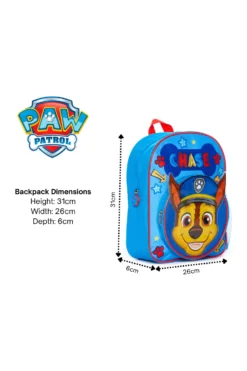 BoysPaw Patrol Chase Blue Backpack Nursery School Rucksack 13 BoysPaw Patrol Chase Blue Backpack Nursery School Rucksack -All Ages Fashion 2 f40a0925 0bc7 4d2f a5be bb8ea3d85ae1