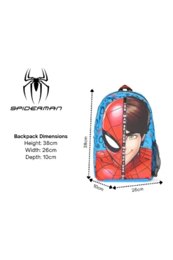 Official Spiderman Backpack Peter Parker Design School Bag Boys Girls 13 Official Spiderman Backpack Peter Parker Design School Bag Boys Girls -All Ages Fashion 6