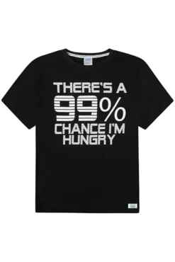 Boys There's A 99% Chance I'm Hungry Short Pyjamas -All Ages Fashion 99 ChanceImHungryShorts2