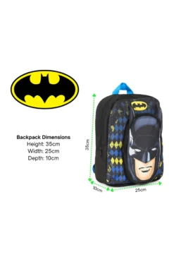 Official Boys DC Comics Batman Boys 3D School Backpack Lunch Travel Rucksack Bag 11 Official Boys DC Comics Batman Boys 3D School Backpack Lunch Travel Rucksack Bag -All Ages Fashion Batmanbackpack2