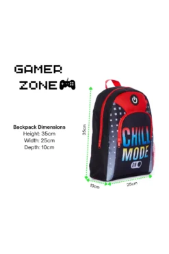 Chill Mode On Gaming School Bag, Kids Boys Gamer Backpack -All Ages Fashion Chillmode2