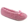 Women's Pink Fluffy Ballet Slippers