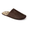 Men's Dark Brown Slip On Slippers