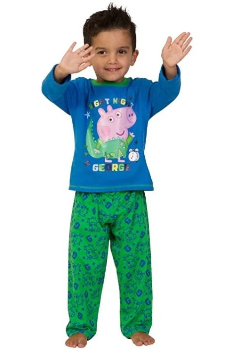 Boys George Pig Night Night Long Pyjamas 4-5 Years 1 Boys George Pig Night Night Long Pyjamas 4-5 Years