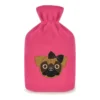 Pink Pug Hot Water Bottle