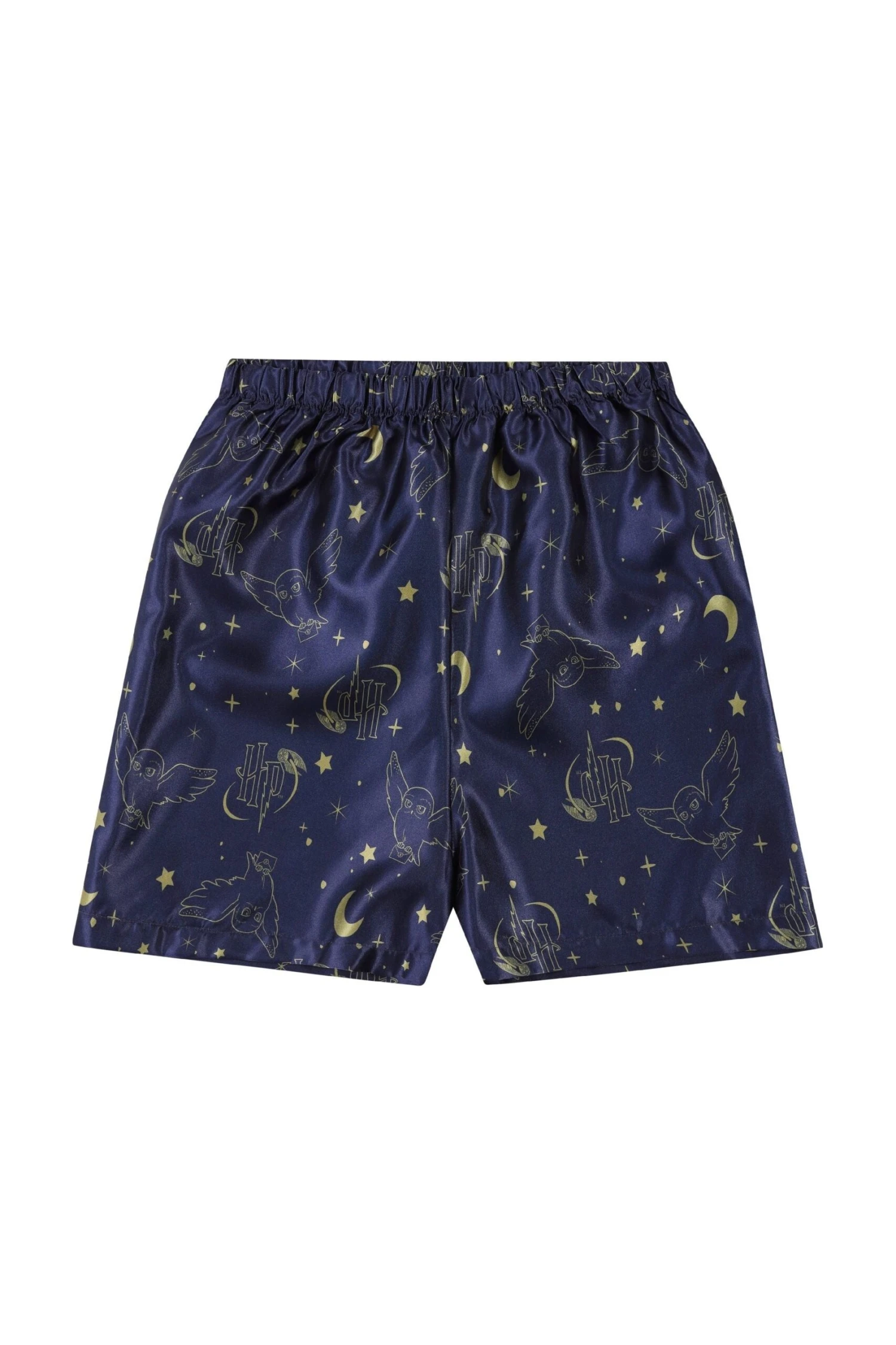 Women's Harry Potter Hedwig Short Satin Pyjama Set 6 Women's Harry Potter Hedwig Short Satin Pyjama Set - Image 6