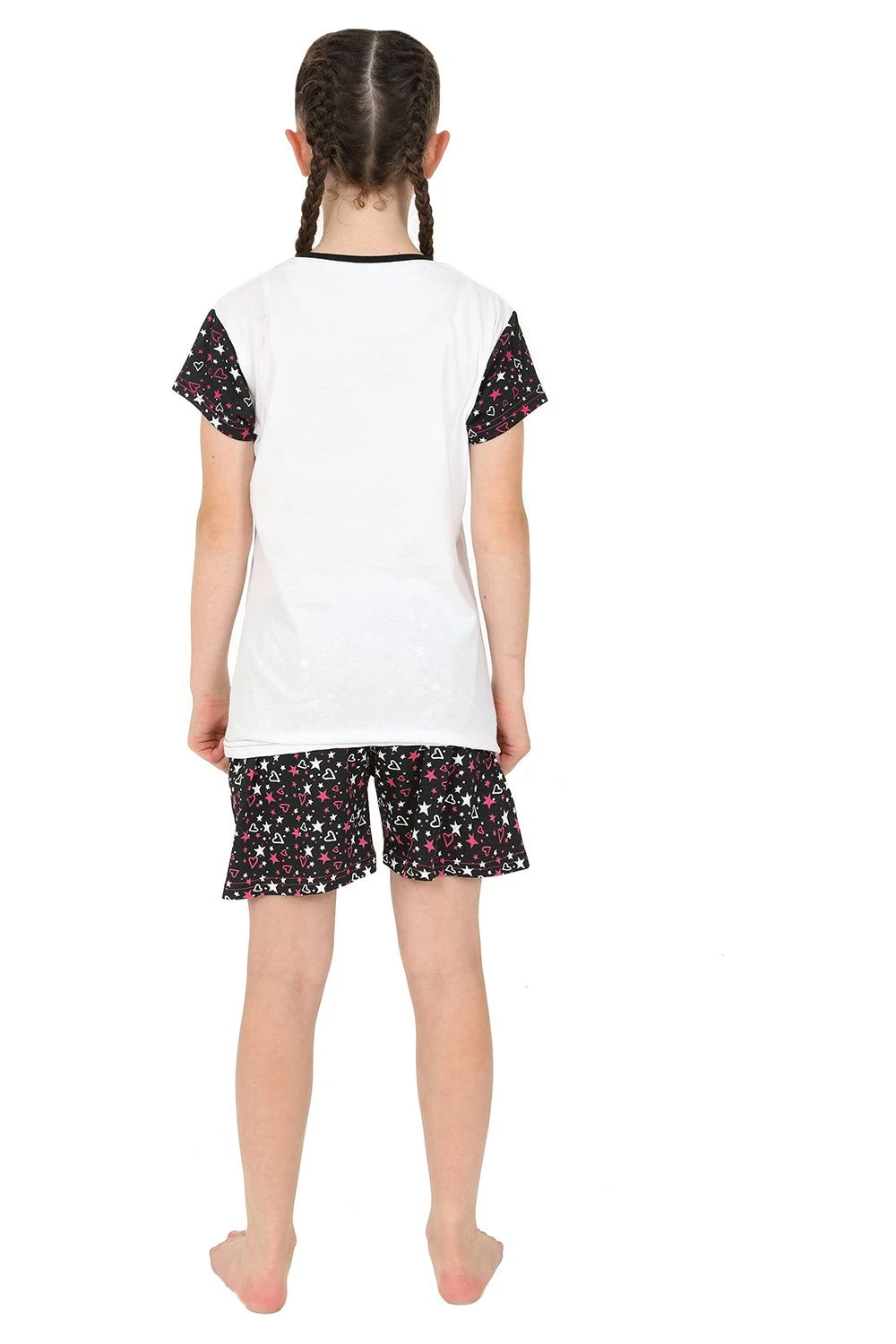 Girls 'I Love You To The Moon Back' Short Pyjamas 2 Girls 'I Love You To The Moon Back' Short Pyjamas - Image 2