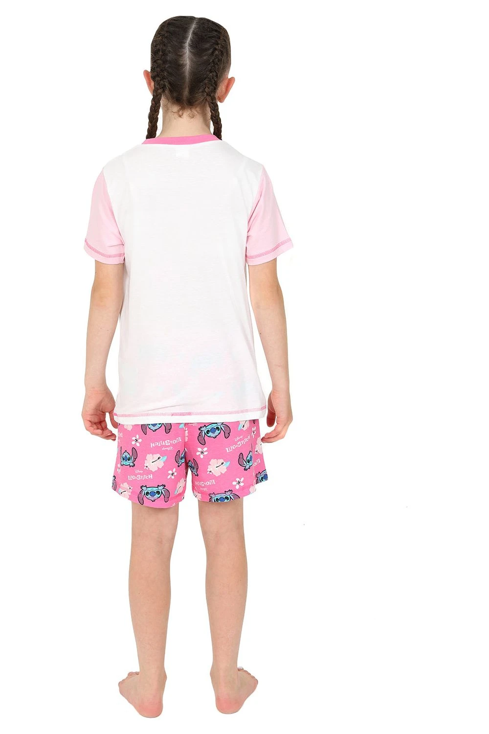 Girls Disney Lilo And Stitch Stay Weird Short Pyjamas 2 Girls Disney Lilo And Stitch Stay Weird Short Pyjamas - Image 2