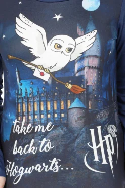 Women's Harry Potter Pyjamas Hedwig Take Me Back To Hogwarts Long -All Ages Fashion IMG 0471