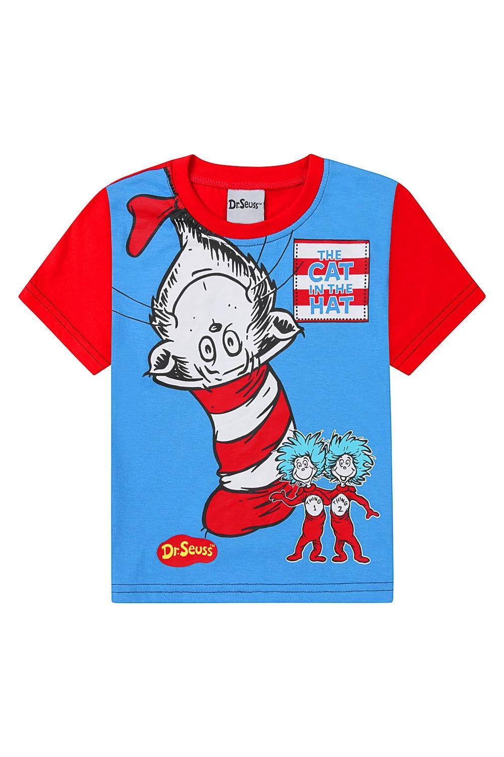 Official Dr Seuss Short Thing 1 Thing 2 Pyjamas Red 2 Official Dr Seuss Short Thing 1 Thing 2 Pyjamas Red - Image 2