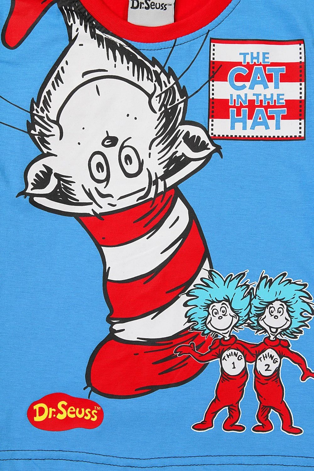 Official Dr Seuss Short Thing 1 Thing 2 Pyjamas Red 3 Official Dr Seuss Short Thing 1 Thing 2 Pyjamas Red - Image 3