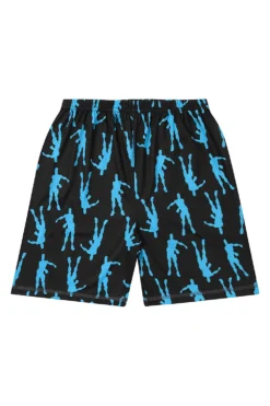 Floss Like A Boss Emote Dance Gaming Short Pyjamas Blue -All Ages Fashion IMG 1266