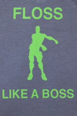 Floss Like A Boss Emote Dance Gaming Long Pyjamas Green -All Ages Fashion IMG 1277