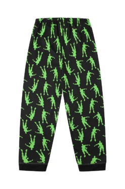 Floss Like A Boss Emote Dance Gaming Long Pyjamas Green -All Ages Fashion IMG 1278