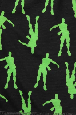 Floss Like A Boss Emote Dance Gaming Short Pyjamas Green -All Ages Fashion IMG 1285