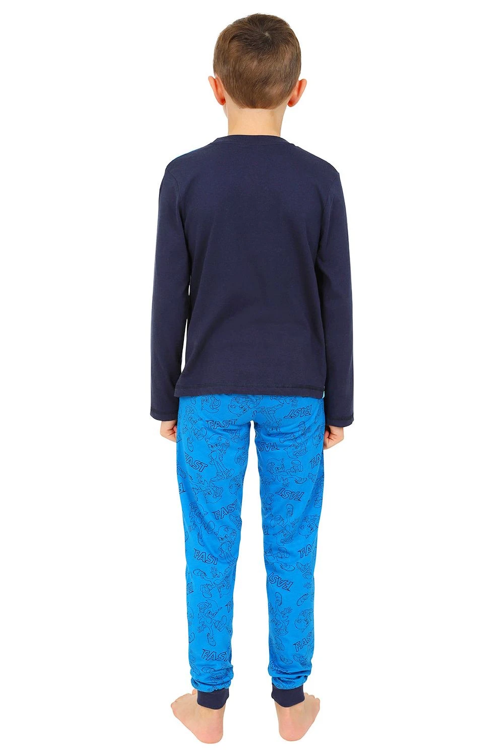 Boys Sonic The Hedgehog 2 Fast Fast Blue Long Pyjamas 7 Boys Sonic The Hedgehog 2 Fast Fast Blue Long Pyjamas - Image 7