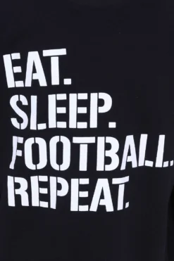 Eat Sleep Football Repeat Long Pyjamas 8 Eat Sleep Football Repeat Long Pyjamas -All Ages Fashion IMG 2073