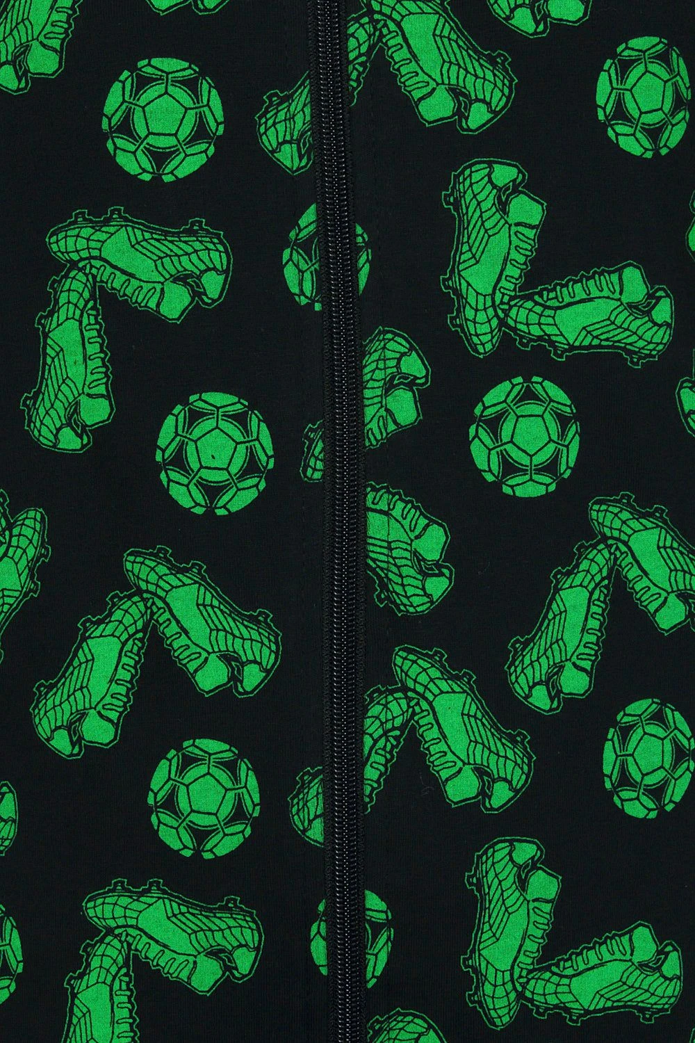 Football Boots And Ball Cotton Onesie 2 Football Boots And Ball Cotton Onesie - Image 2