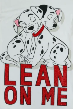 Women's 101 Dalmatians Lean On Me Disney Long Pyjamas -All Ages Fashion IMG 4390