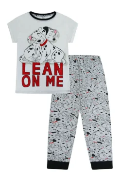 Women's 101 Dalmatians Lean On Me Disney Long Pyjamas