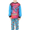 Boys Official Marvel Spiderman Blue Red Long Pyjamas