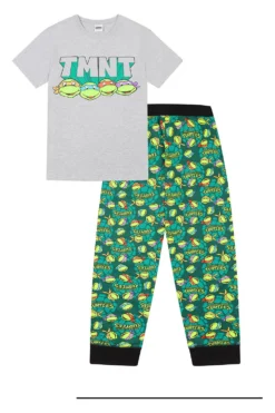 Mens Teenage Mutant Ninja Turtles Long Pyjamas -All Ages Fashion IMG 5435a