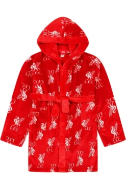 Liverpool F.C. Boys Official Dressing Gown Fleece Hooded Kids Robe Red 10 Liverpool F.C. Boys Official Dressing Gown Fleece Hooded Kids Robe Red -All Ages Fashion IMG 9185 8b30b79f 28de 4c1e a1bc 8a8bc2351fc8