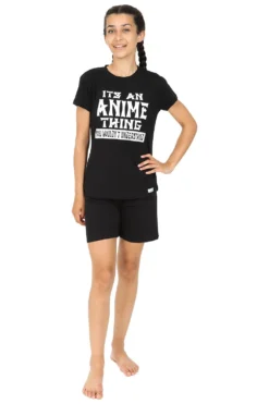 Girls 'It's An Anime Thing...' Short Pyjamas