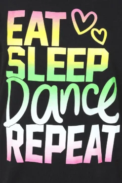 Girls Eat Sleep Dance Short Pyjamas -All Ages Fashion IMG 9652