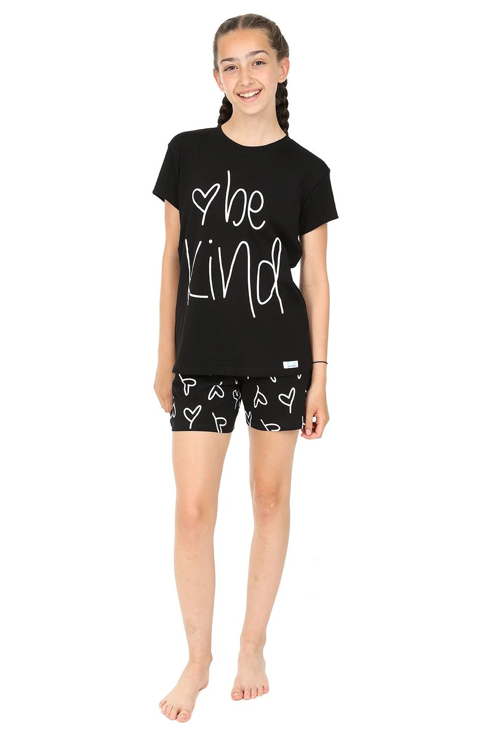 Girls Be Kind Short Pyjamas 1 Girls Be Kind Short Pyjamas