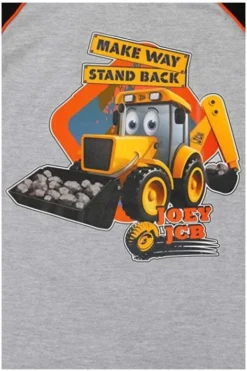 Boys Joey JCB 'Make Way, Stand Back' Long Pyjamas -All Ages Fashion JcbJoeylong 1