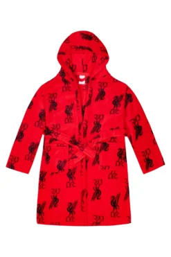 Boys Official Liverpool F.CRed Dressing Gown