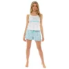 Women's Blue Checked Day Dreaming Short Pyjamas