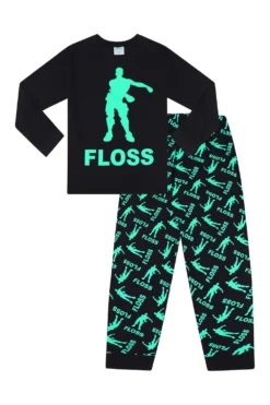 Floss Green Emote Dance Long Pyjamas