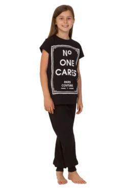 Girls No One Cares Long Pyjamas