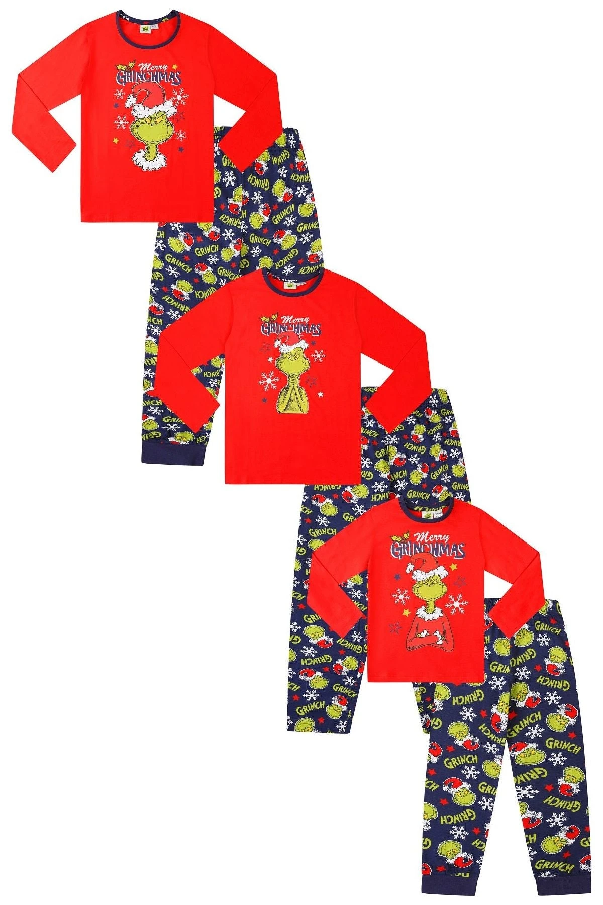 Official The Grinch Merrry Grinchmas Family Long Pyjamas Christmas Matching RED 6 Official The Grinch Merrry Grinchmas Family Long Pyjamas Christmas Matching RED - Image 6