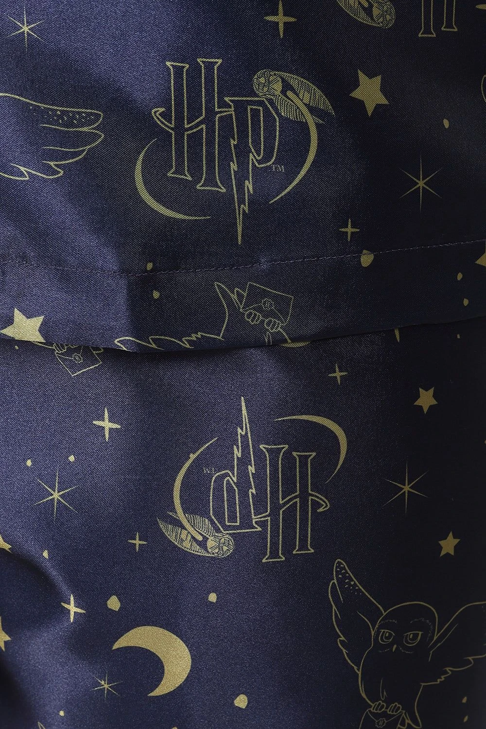 Women's Harry Potter Hedwig Short Satin Pyjama Set 8 Women's Harry Potter Hedwig Short Satin Pyjama Set - Image 8