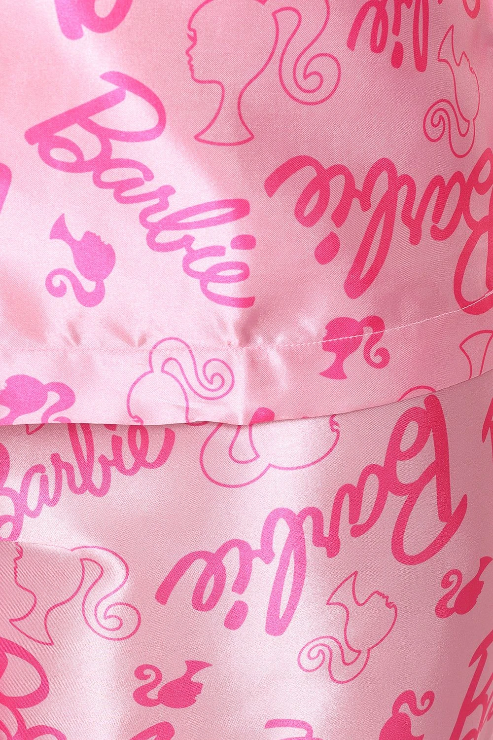 Women's Barbie Short Satin Silk Pyjama Set 9 Women's Barbie Short Satin Silk Pyjama Set - Image 9