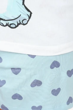 Women's Disney Lilo And Stitch We Love Stitch Short Pyjama Set -All Ages Fashion PJF Joanna231114 88