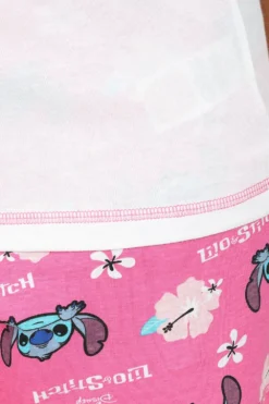 Ladies Disney Lilo And Stitch Stay Weird Short Pyjamas -All Ages Fashion PJF Joanna231114 92