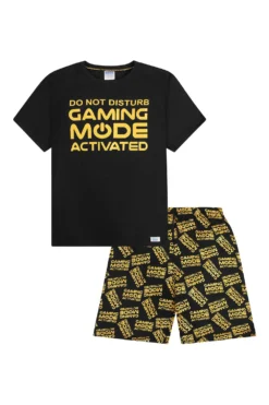Gaming Mode Gold ActivatedShort Pyjamas -All Ages Fashion PJF200512 24