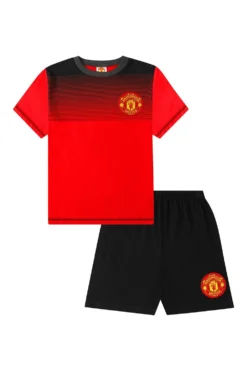 Boys Manchester United FC Black Short Pyjamas -All Ages Fashion PJF200708 9