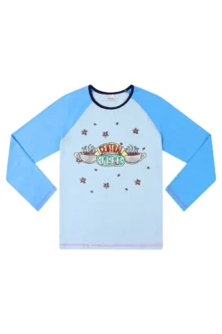 FRIENDS Central Perk Pyjamas For Girls Cafe TV Show Kids PJ Set Blue -All Ages Fashion PJF201007 11 7883e86f 9261 48d7 bcf6 448e08799775