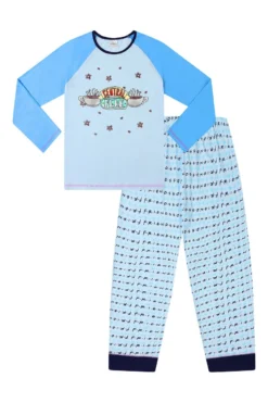 FRIENDS Central Perk Pyjamas For Girls Cafe TV Show Kids PJ Set Blue -All Ages Fashion PJF201007 14 34c8c5a5 38f7 433f 9f16 352dd1d23887