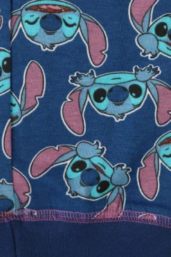 Women's Disney Lilo And Stitch Relax Light Blue Long Pyjamas -All Ages Fashion PJF201007 5