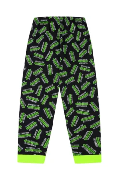 Do Not Disturb Gaming Mode Activated Green Black Long Pyjamas -All Ages Fashion PJF201104 48