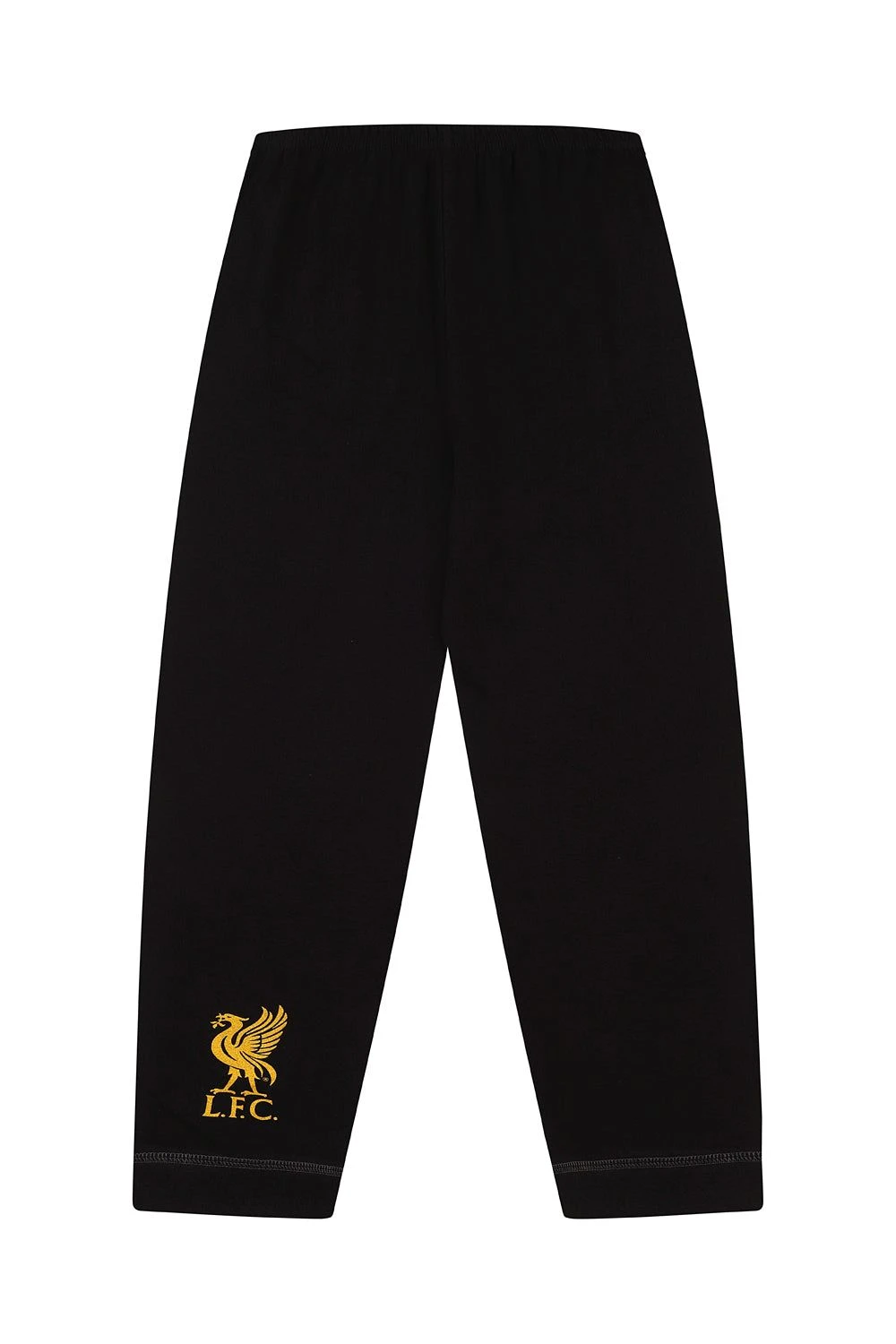 Boys Liverpool F.C Black Gold LFC Long Pyjamas 6 Boys Liverpool F.C Black Gold LFC Long Pyjamas - Image 6