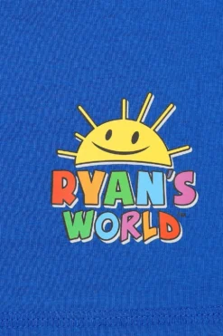 Boys Ryan's World Blue Short Pyjamas -All Ages Fashion PJF210420 10